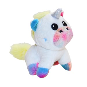 عروسک پولیشی اورجینال اسب تک‌ شاخ با 4 بچه_عروسک