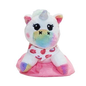 عروسک پولیشی اورجینال اسب تک‌ شاخ با 4 بچه_عروسک