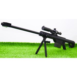 تفنگ اسباب‌ بازی شارژی تیر ژله‌ ای اسنایپر با گلنگدن متحرک و دوربین مدل HD712E_تفنگ اسباب بازی