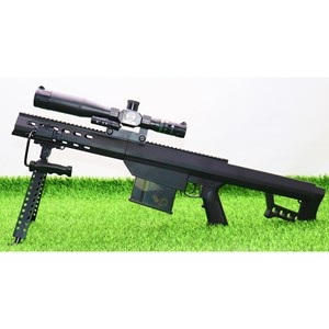 تفنگ اسباب‌ بازی شارژی تیر ژله‌ ای اسنایپر با گلنگدن متحرک و دوربین مدل HD712E_تفنگ اسباب بازی