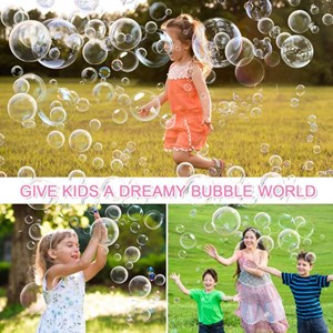 تفنگ اسباب بازی حباب ساز شارژی چراغ دار با 64 سوراخ مدل Rocket Bubble Gun_تفنگ اسباب بازی