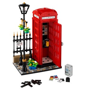 لگو کریتور تلفن قرمز لندن چراغدار 1460 قطعه مدل Red London Telephone Box 14607_لگو