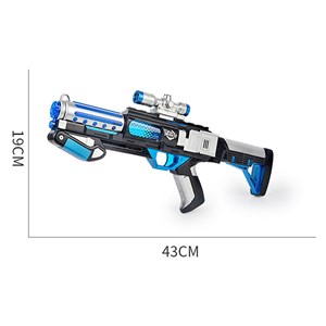 تفنگ اسباب بازی موزیکال چراغدار طرح فضایی مدل Starry Illusion Star Electric Gun 817_تفنگ اسباب بازی
