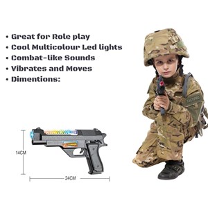 تفنگ اسباب بازی کلت موزیکال و چراغدار مدل Toy Gun 814_تفنگ اسباب بازی