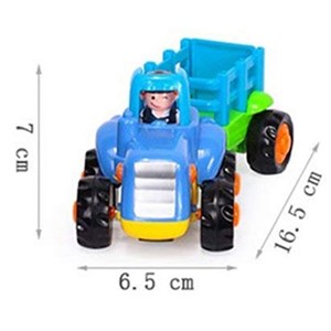 بسته دو عددی ماشین اسباب بازی تراکتور و بیل مکانیکی هولی تویز مدل Hola Toys 326_ماشین اسباب بازی