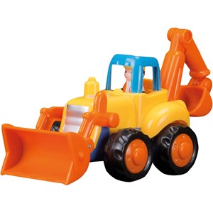 بسته دو عددی ماشین اسباب بازی تراکتور و بیل مکانیکی هولی تویز مدل Hola Toys 326_ماشین اسباب بازی