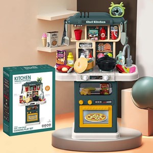 ست اسباب بازی آشپزخانه 64 قطعه با بخار و سینک مدل Kitchen 922_اسباب بازی لوازم خانگی