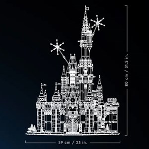 لگو دیزنی قلعه سیندرلا 4837 قطعه مدل Castelo Disney S1159_لگو