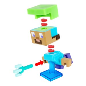 اکشن فیگور سورپرایزی Minecraft سری Sand and Sea _اکشن فیگور