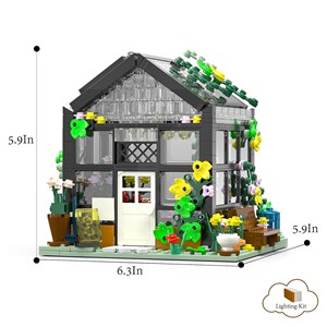 لگو کریتور گل فروشی آفتاب 551 قطعه مدل SUN FLOWER SHOP LX.A3801_لگو