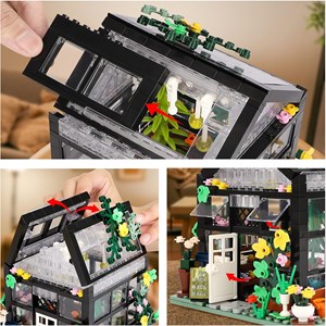لگو کریتور گل فروشی آفتاب 551 قطعه مدل SUN FLOWER SHOP LX.A3801_لگو