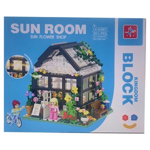 لگو کریتور گل فروشی آفتاب 551 قطعه مدل SUN FLOWER SHOP LX.A3801_لگو