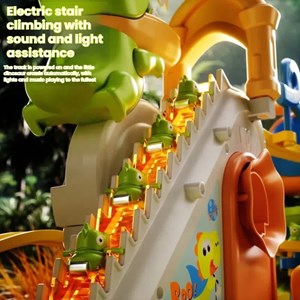 اسباب بازی پله و سرسره دایناسور موزیکال مدل 1026