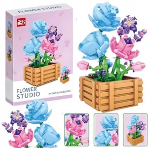 لگو گل رز و گلدان مدل 9109