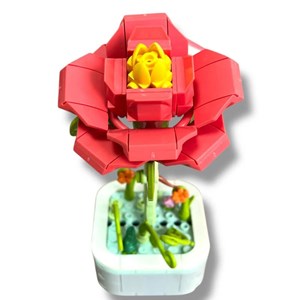 لگو گلدان گل پیونی مدل 19069
