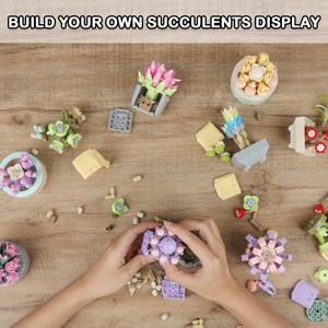 لگو کریتور پک 6 تایی گل های ساکولنت 517 قطعه مدل 525 Lego Plant_لگو