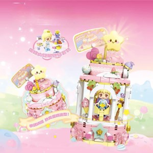 لگو کیک تولد چراغدار پرنسس مدل 615084