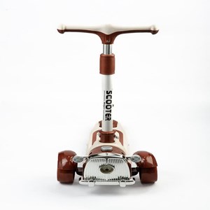 اسکوتر تعادلی سه چرخ چراغدار و موزیکال مدل ms108 رنگ قهوه ای