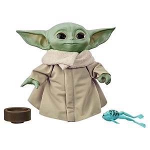 عروسک رباتیک سخنگوی بیبی یودا مدل Hasbro - Star Wars The Child Talking Plush Toy_ ربات اسباب بازی