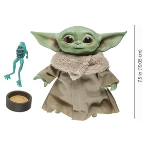 عروسک رباتیک سخنگوی بیبی یودا مدل Hasbro - Star Wars The Child Talking Plush Toy_ ربات اسباب بازی