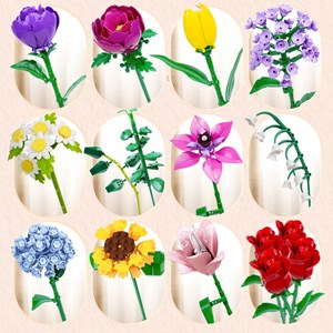 لگو دسته گل رنگی مدل 11304