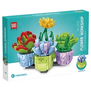 لگو گلدان گل های ساکولنت مدل 1040