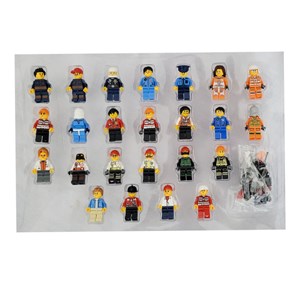 اکشن فیگور لگو مینی پلیس شهر مجموعه 24 عددی مدل City fire police minifigure 24 pcs _اکشن فیگور