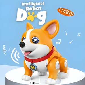 سگ رباتیک موزیکال نارنجی مدل 333
