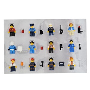 اکشن فیگور لگو مینی پلیس شهر مجموعه 12 عددی مدل City police minifigure 12 pcs_اکشن فیگور