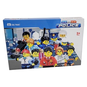 اکشن فیگور لگو مینی پلیس شهر مجموعه 12 عددی مدل City police minifigure 12 pcs_اکشن فیگور