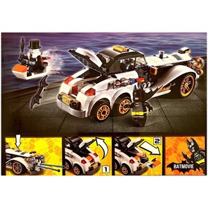 لگو دی سی ماشین بتمن 305 قطعه مدل Super Hero 7128_لگو