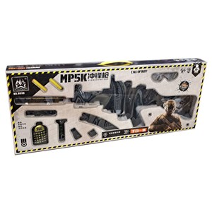 تفنگ اسباب بازی شارژی بزرگ تیر ژله ای و تیر فومی مدل MP5K Black Gel Blaster_تفنگ اسباب بازی