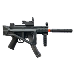 تفنگ اسباب بازی شارژی بزرگ تیر ژله ای و تیر فومی مدل MP5K Black Gel Blaster_تفنگ اسباب بازی