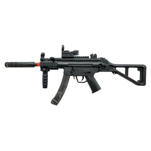 تفنگ اسباب بازی شارژی بزرگ تیر ژله ای و تیر فومی مدل MP5K Black Gel Blaster_تفنگ اسباب بازی