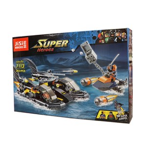 لگو دی سی دکول هاورکرافت و قایق بتمن 263 قطعه مدل Super Heroes_DECOOL 7113_لگو