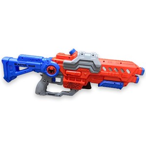 تفنگ اسباب بازی آب پاش شارژی آبی قرمز _تفنگ اسباب بازی