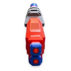 تفنگ اسباب بازی آب پاش شارژی آبی قرمز _تفنگ اسباب بازی