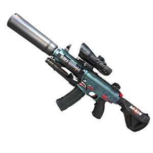 تفنگ اسباب بازی شارژی پوکه پران تیر ژله ای مدل M416_ تفنگ اسباب بازی