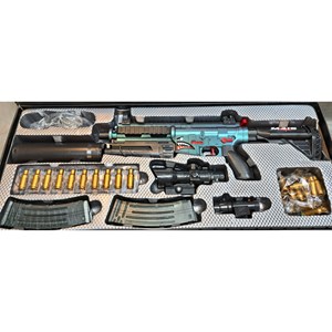 تفنگ اسباب بازی شارژی پوکه پران تیر ژله ای مدل M416_ تفنگ اسباب بازی