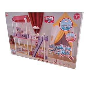 اسباب بازی خانه ویلایی باربی 2 طبقه شامل 112 قطعه به همراه لوازم و اکسسوری _اسباب بازی لوازم خانگی