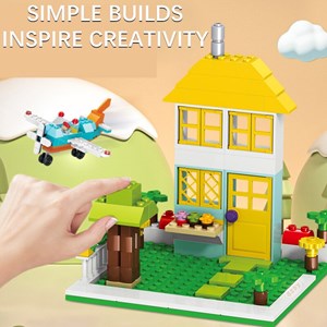 لگو کلاسیک خلاقیت 854 قطعه مدل Sembo 101402 Large Creative Brick Box_لگو