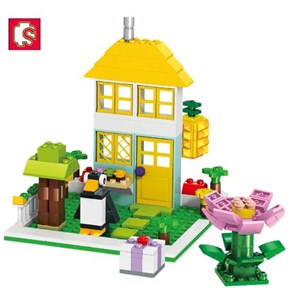 لگو کلاسیک خلاقیت 854 قطعه مدل Sembo 101402 Large Creative Brick Box_لگو