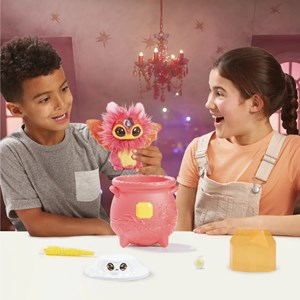 مجیک میکسیز دیگ جادویی با عروسک پولیشی سورپرایزی با جادوی آتش _اسباب بازی ربات