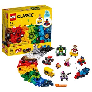 لگو کلاسیک چرخ های مختلف 653 قطعه مدل Lego Classic_Bricks and Wheels_11014 Building Kit_لگو