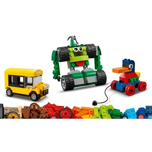 لگو کلاسیک چرخ های مختلف 653 قطعه مدل Lego Classic_Bricks and Wheels_11014 Building Kit_لگو