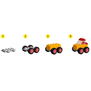 لگو کلاسیک چرخ های مختلف 653 قطعه مدل Lego Classic_Bricks and Wheels_11014 Building Kit_لگو