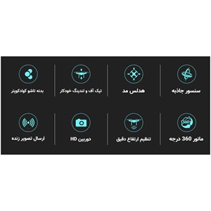 کوادکوپتر کنترلی سیما مدل Quadcopter Syma Z3_کواد کوپتر