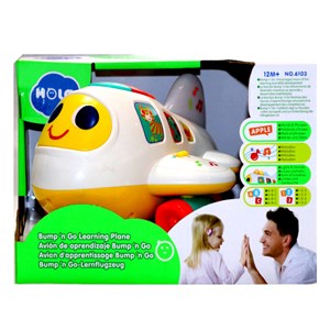 هواپیمای موزیکال هولی تویز مدل 6103 Hola Toys My First Airplane_اسباب بازی نوزادی