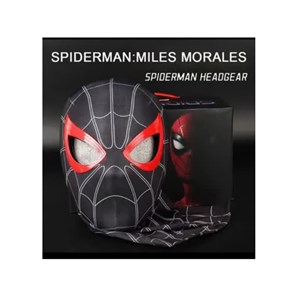ماسک صورت مرد عنکبوتی فک دار مشکی Spider-Man Headgear_اکسسوری