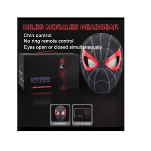 ماسک صورت مرد عنکبوتی فک دار مشکی Spider-Man Headgear_اکسسوری